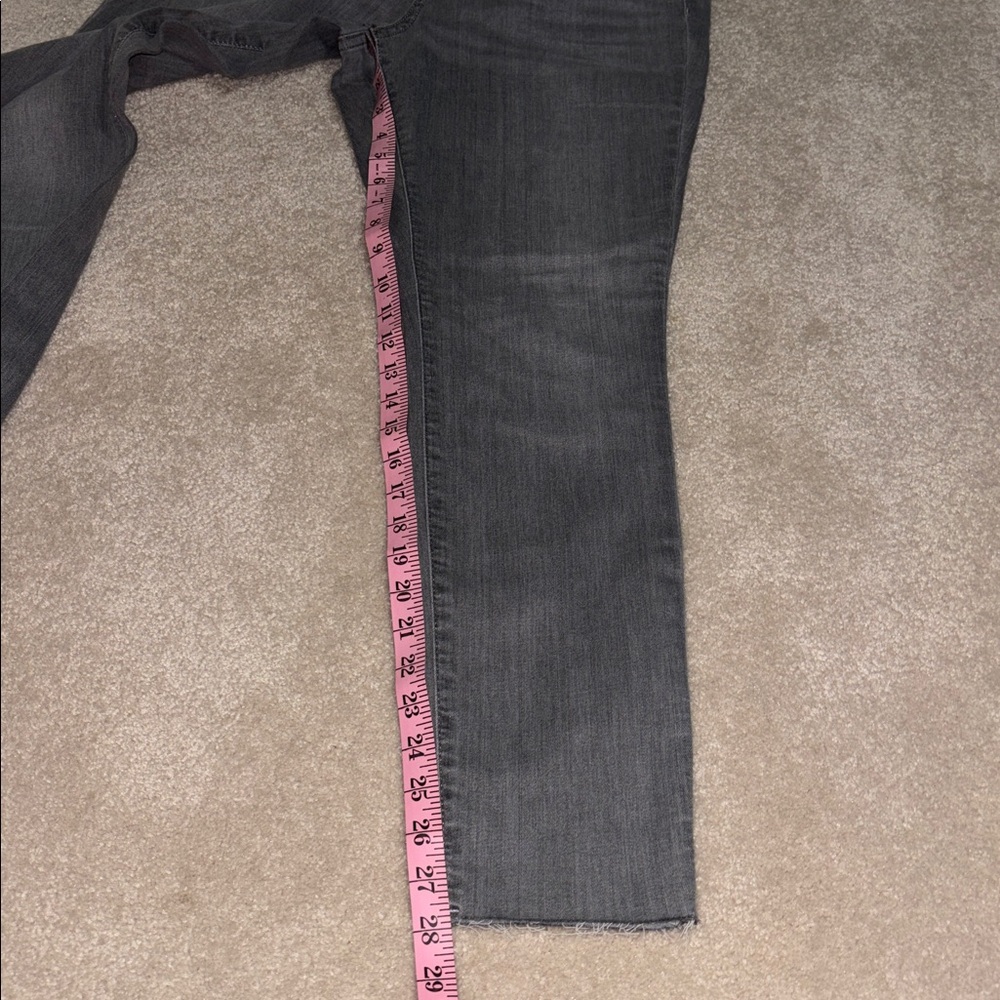 Universal Thread gray denim button up Skinny Jeans - image 7